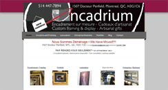 Desktop Screenshot of encadrium.com